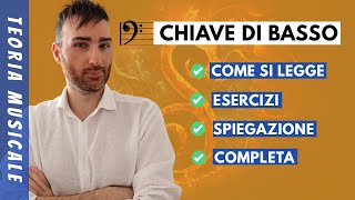 Chiave di Basso Tutto quello che devi Sapere con Esercizi ✅ [upl. by Humfried]