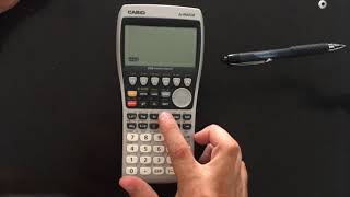 Conversión de radianes a grados en la Casio fx9860GII [upl. by Villada]