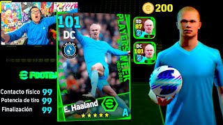 🤑 ME SALE HAALAND POTW 101 POTENCIADO amp ASI JUEGA El Delantero mas Roto  eFootball Mobile [upl. by Ingram]