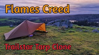 Ali Express Trailstar Clone Tarp Camp [upl. by Yrkcaz]