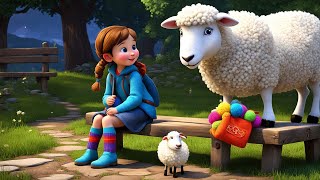 Mary Had a Little Lamb SingAlong with Lyrics for Kids SONG [upl. by Ffilc]