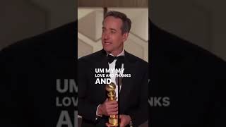 Matthew MacFadyen’s GOLDEN GLOBES Acceptance Speech shorts [upl. by Yecac]