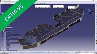 Crossbeam part 1  Catia v5 Training  GSD [upl. by Gregor]