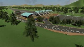 M6 Toll Plaza 3D Model [upl. by Ebony]