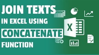 Using Concatenate FunctionJoining Texts and Filtering Data in Microsoft excel [upl. by Ardnod455]