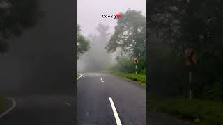 Coorg weather🥶coorg Kodagu virajpet fog travel chill weather september 2024 [upl. by Leirbma701]