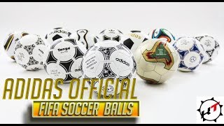 The Complete History of adidas Official FIFA World Cup Soccer Balls  1970  2018 [upl. by Eentirb]