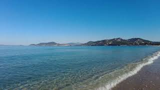 LAlmanarre à Hyères 4K Balade matinale à laube sur magnifique plage de sable relaxation [upl. by Sonafets793]