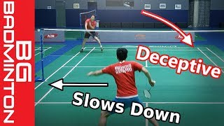 Learn The MAGIC Slice Shot in Badminton [upl. by Switzer409]