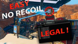 How to EASY and LEGAL Remove All RECOIL in Apex Legends Season 20 [upl. by Anaytat383]