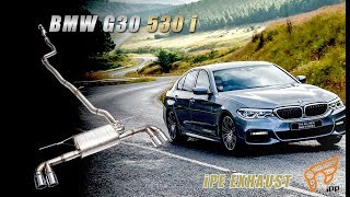 BMW 520i 530i G30 G31  iPE Exhaust System [upl. by Seiden579]