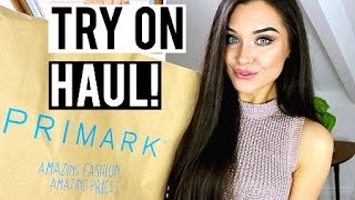 Try On Primark Haul August 2016  KatesBeautyStation [upl. by Assila]