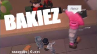 quotWORKINGquot AT BAKIEZ BAKERY  ROBLOX TROLLING [upl. by Airtal]