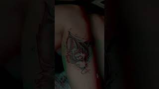 Cat tattoo tattoo tattooartist blackwork flashtattoo tattooart inked art tattoos [upl. by Godewyn]