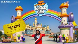 Himmatnagar Water Park  Water Ville  Full Detail video  Tour with GujjuRider [upl. by Laehplar370]