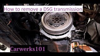 How to remove a DSG transmission [upl. by Anatole]