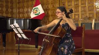 RECITAL X SEMESTRE 2020  Almendra Torres Violonchelo [upl. by Drolyag]