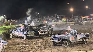 2023 Burnett county fair big truck demolition derby [upl. by Lau]