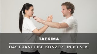 Selbstständig machen mit Fitnesstraining – Das FranchiseKonzept von Taekima in 60 Sek erklärt [upl. by Annayt]