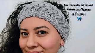 🌈Como Tejer Diadema FACIL para niñas  Cintillo Turbante Vincha  Crochet  Ganchillo💗 [upl. by Yelsgnik]