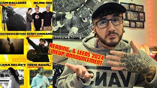 READING amp LEEDS FESTIVAL 2024 LINEUP ANNOUNCEMENT REACTION [upl. by Anertac627]