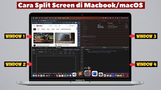 Cara Split Screen di Macbook dengan macOS [upl. by Brott]