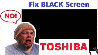 Fix Toshiba Flatscreen TV Not Turning On Black Screen of Death Android V35 C350 Class Series [upl. by Nref690]