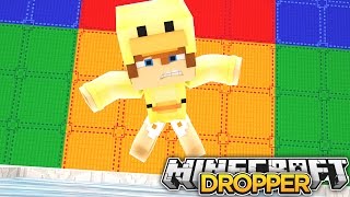 Minecraft Dropper  BABY DUCK PLAYS THE FIRST DROPPER EVER [upl. by Geraud273]