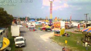 Reithoffer Shows Carnival Time Lapse [upl. by Yelnek]