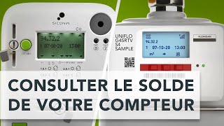 ORES  Consulter le solde de votre compteur [upl. by Adnalay]