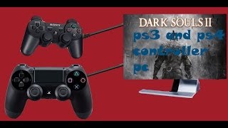 tutorial 2 0 how to get ps3 and ps4 controlers to work with dark souls 2 pc [upl. by Booma950]