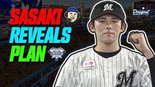 Big Roki Sasaki Update Sasaki Reveals Plan Agrees to Contract When Dodgers Could Sign Him [upl. by Tibold34]