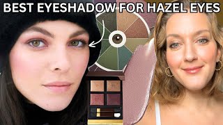 BEST EYESHADOW COLORS FOR HAZEL EYES [upl. by Tterej]