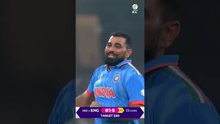 Mohammed Shamis sensational matchwinning spell against England at CWC23 🤩cricket [upl. by Olivia]