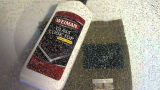 Kitchen Quick Tip 13  How to Clean a Glass Cooktop [upl. by Katlin905]