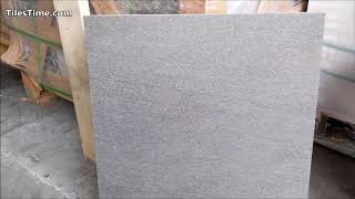 Basaltina Flamed Porcelain Tile 34 Thick  24quotx24quot Gray Tile [upl. by Daub928]