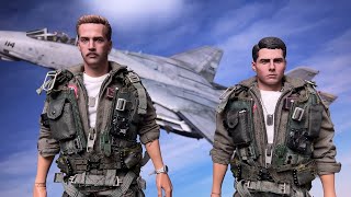 Top Gun Maverick and Goose Figures  Head Sculpt by Jin Toy Studio [upl. by Nomahs47]