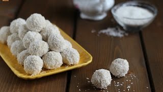 Palline di cocco con ricotta e caffè [upl. by Hunsinger878]