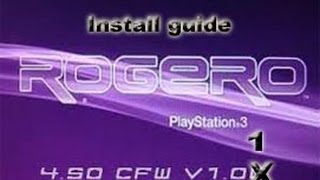 450CFW Rogero v101 noob friendly Installation tutorial [upl. by Ardnauqal]