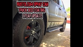 Rustoleum truck bed coating 1 year update [upl. by Essy]