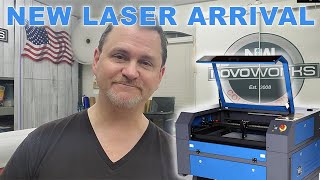 New Laser Arrival  Omtech MF2028 [upl. by Hanforrd283]