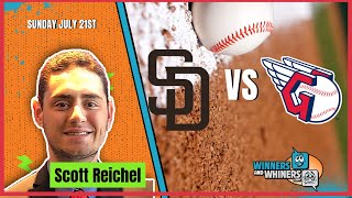 Free MLB Betting Pick San Diego Padres vs Cleveland Guardians 72124 Scotts Selections [upl. by Jair]