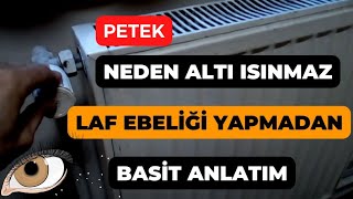 Kalorifer PETEKLERİN ALTI NEDEN SOĞUK OLUR  Petek altı neden ısınmaz Çözümü 2023 [upl. by Tanny237]