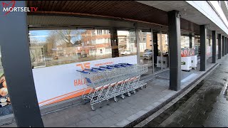 Nieuwe supermarkt in Mortsel quotVERSE MORTSELquot [upl. by Annodam]