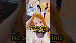 Prisioneiro de Azkaban no cinema familiaruiva maternidadecomhumor vlogdiaadia harrypotter [upl. by Aenit]