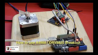 How to use A4988DRV8825 stepper motor drive control board [upl. by Gnohc]