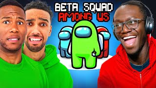 BETA SQUAD PLAY AMONG US FT DEJI [upl. by Wylde]