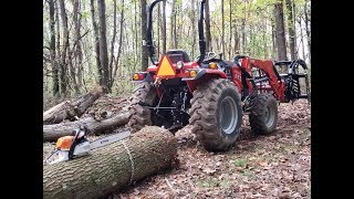 259 Gathering Firewood Felling and Logging in our Forest Plus the Equipment we use [upl. by Pascal]