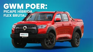 GWM Poer será PICAPE HÍBRIDA FLEX BRUTAL de até 300 cv [upl. by Minetta]