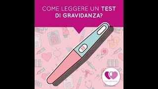 Come leggere un test di gravidanza  mini guida [upl. by Krm]